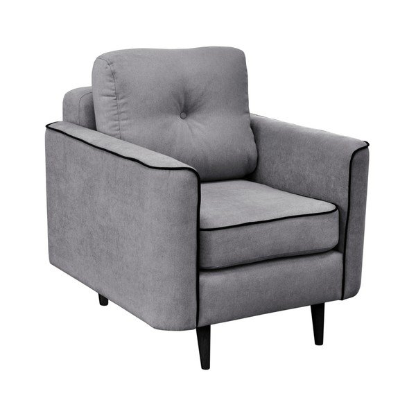 Fotoliu Mazzini Sofas Wasp, gri-image-1