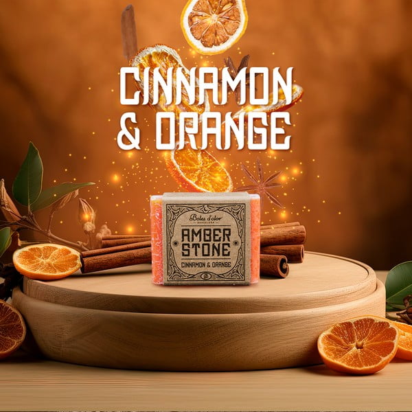 Ceară parfumată pentru lampă de aromaterapie Cinnamon & Orange – Boles d'olor-image-1