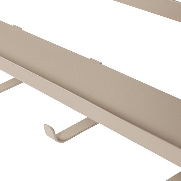 Cuier de perete bej cu raft 50 cm Quinn – WOOOD-image-4