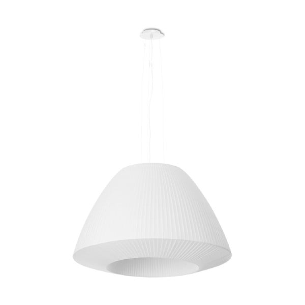 Lustră albă cu abajur din sticlă ø 60 cm Soprano - Nice Lamps