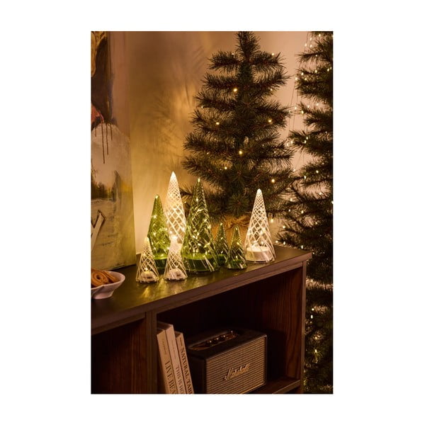 Decorațiune luminoasă de Crăciun verde 2 buc. ø 6 cm Vilma – Sirius-image-1