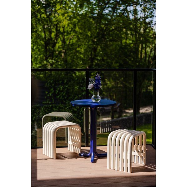 Scaun de grădină bej din metal Nokk – noo.ma-image-4