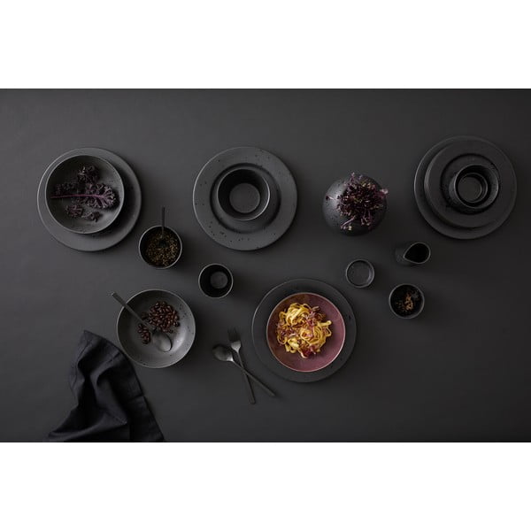 Vază neagră din gresie (înălțime 20 cm) Gastro  – Bitz-image-3