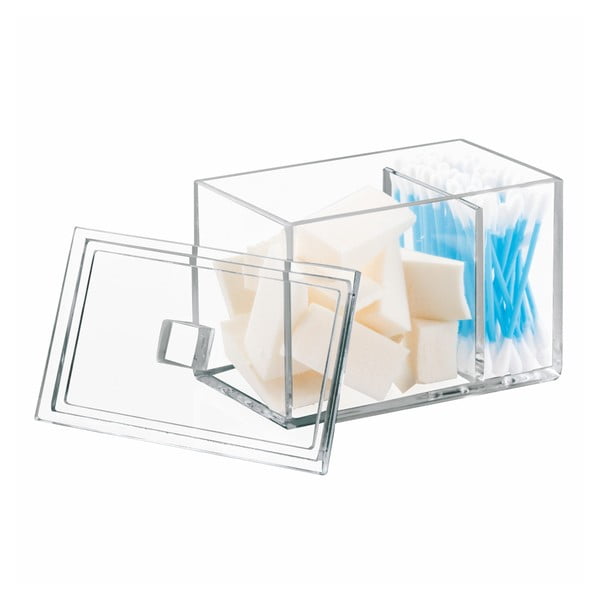 Organizator transparent pentru bețișoare și dischete iDesign Luci Divided-image-3