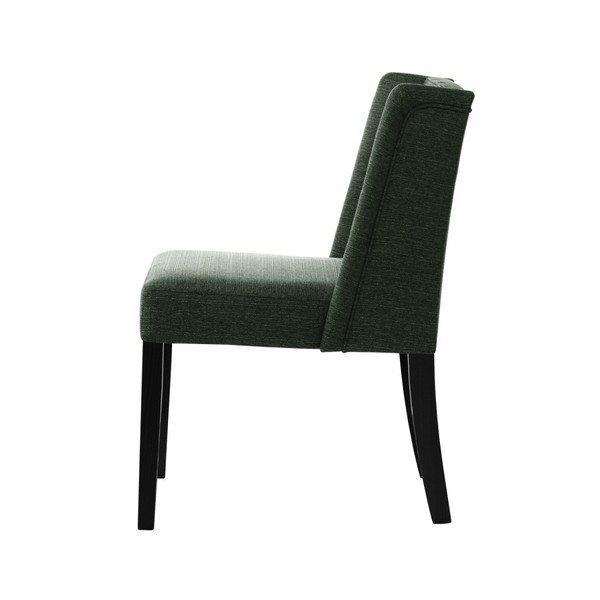 Scaun din lemn de fag Ted Lapidus Maison Zeste cu picioare negre, verde-image-1