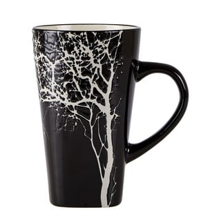 Cană din ceramică KJ Collection, 500 ml, negru