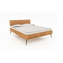 Pat matrimonial 180x200 cm din lemn de stejar Kula 1 - The Beds