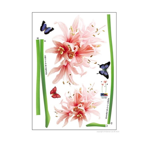 Set autocolante Ambiance Lilly Flower-image-2