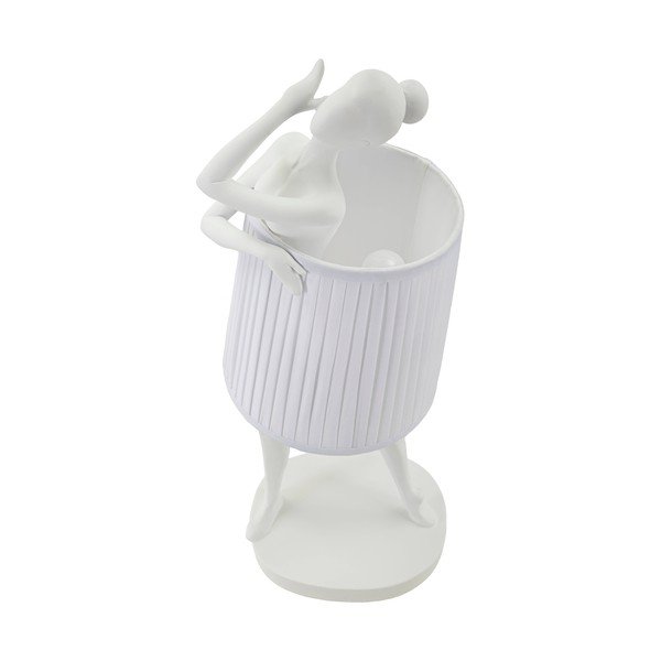 Veioză albă cu abajur textil (înălțime 62,5 cm) Ballet – Mauro Ferretti-image-2