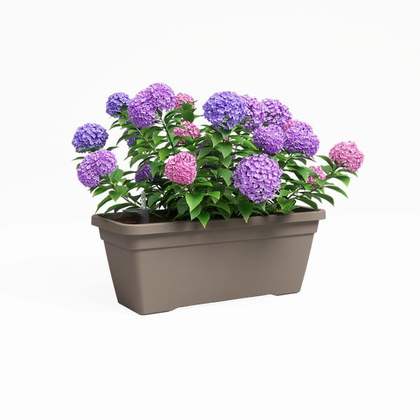 Jardinieră din plastic reciclat 58 cm Venezia – Artevasi-image-1