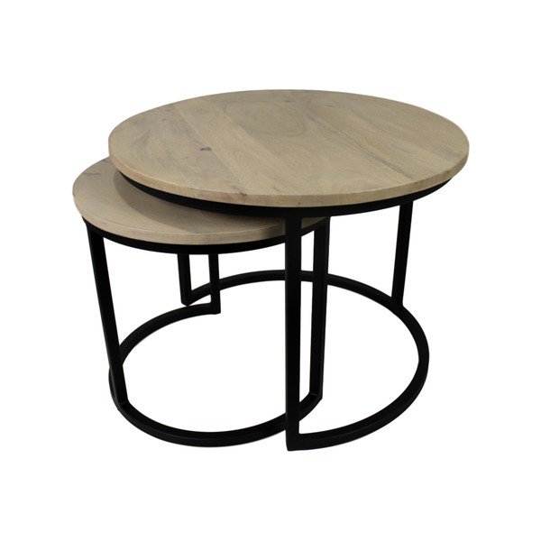 Set 2 mese de cafea HSM collection Ronin, 70 x 46 cm