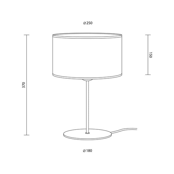 Veioză Sotto Luce Doce S, ⌀ 25 cm, negru-image-2