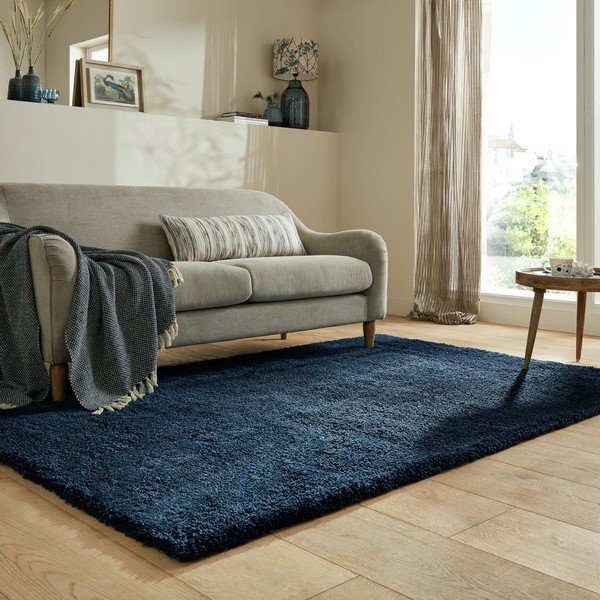 Covor albastru închis 200x290 cm – Flair Rugs-image-1