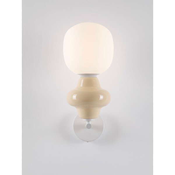 Aplică de perete albă din ceramică Clio – Nova Luce-image-1