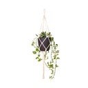 Suport suspendat pentru ghiveci de flori din material textil ø 13 cm (înălțime 100 cm) Macramé – Artevasi