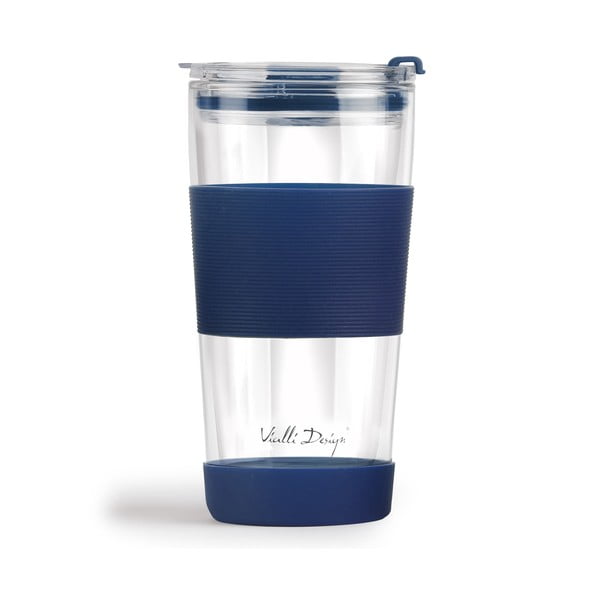 Cană termos albastră 600 ml Fuori – Vialli Design