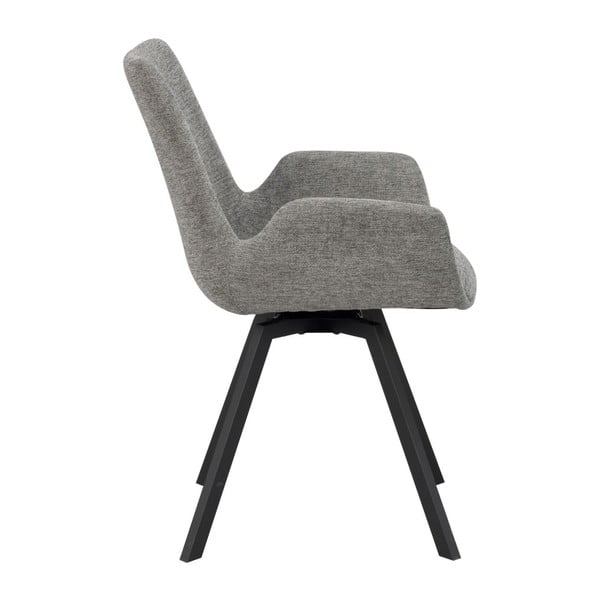 Set de scaune de sufragerie gri 2 buc. tapițat Norwell – Rowico-image-4