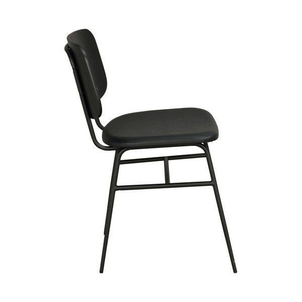 Scaun de dining cu șezut negru Rowico Brent, negru-image-4