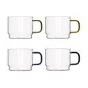 Căni 4 buc. din sticlă 350 ml Bridge – Brandani