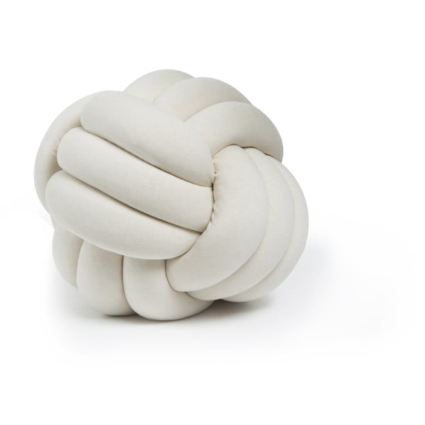 Pernă Knot Decorative Cushion, ⌀ 30 cm, bej deschis