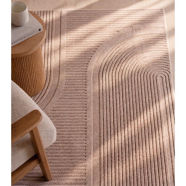 Covor bej lavabil 160x230 cm Pompei 1612 – Ayyildiz Carpets-image-1