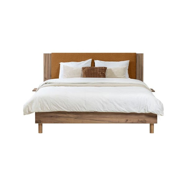 Pat matrimonial cu somieră 160x200 cm Lior – Bobochic Paris-image-2