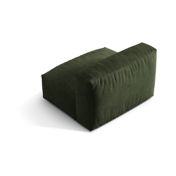 Modul pentru canapea modulară verde cu tapițerie din catifea (de mijloc) Martina – Micadoni -image-2