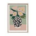 Tablou cu ramă imprimat 50x70 cm Spotted Vase – Styler