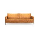 Canapea galbenă   din catifea 220 cm Adagio - Scandic