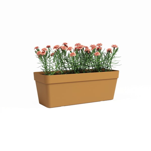 Jardinieră din plastic reciclat cu sistem de auto-irigare 50 cm Capri – Artevasi-image-1