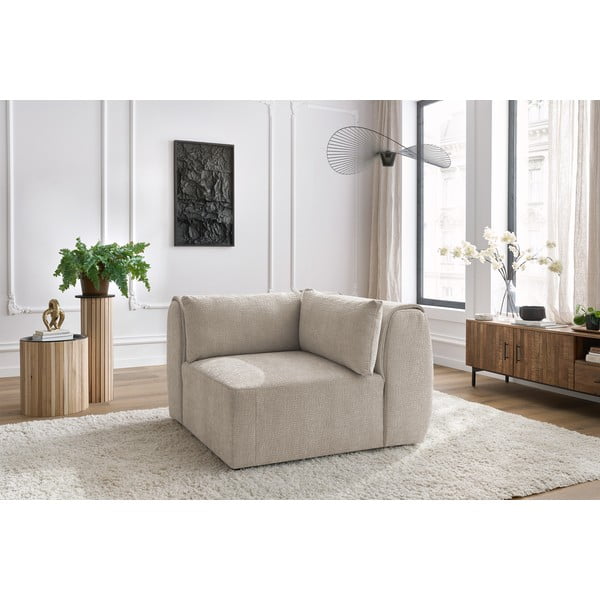 Modul pentru canapea bej Jeanne – Bobochic Paris-image-1