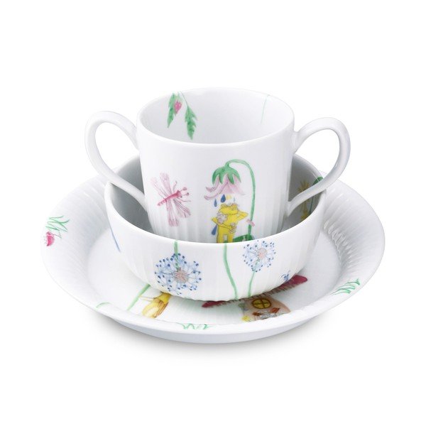 Set de veselă pentru copii 3 buc. din porțelan Hammershøi Kids – Kähler Design