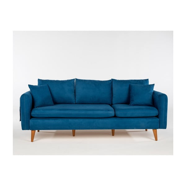 Canapea albastru-închis 215 cm Sofia – Balcab Home
