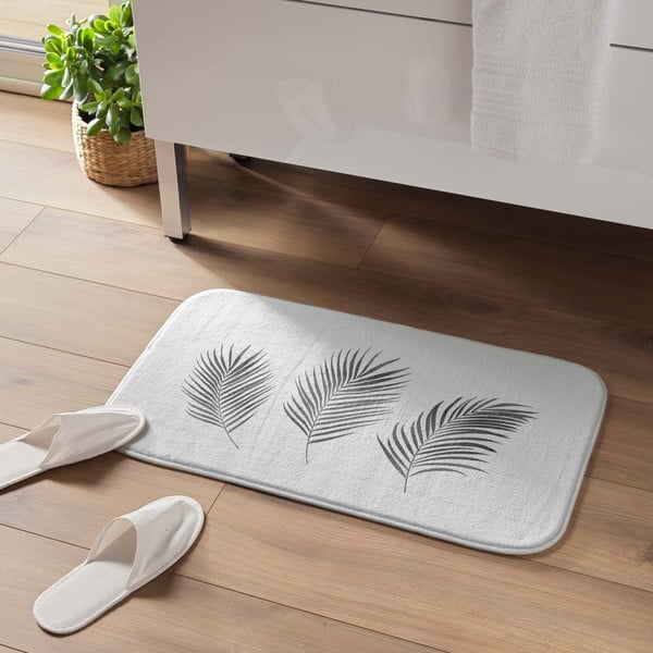 Covoraș de baie alb-argintiu 45x75 cm Orbella – douceur d'intérieur-image-1