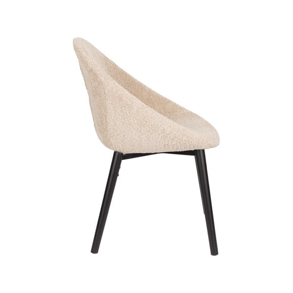 Scaun de sufragerie bej tapițat Fenna – Dutchbone-image-3