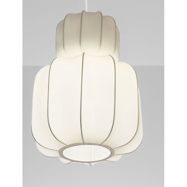 Lustră alb mat din material textil ø 28 cm Delina – Nova Luce-image-2