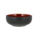Bol mic negru/chihlimbar pentru ramen din gresie Gastro Black/Amber – Bitz