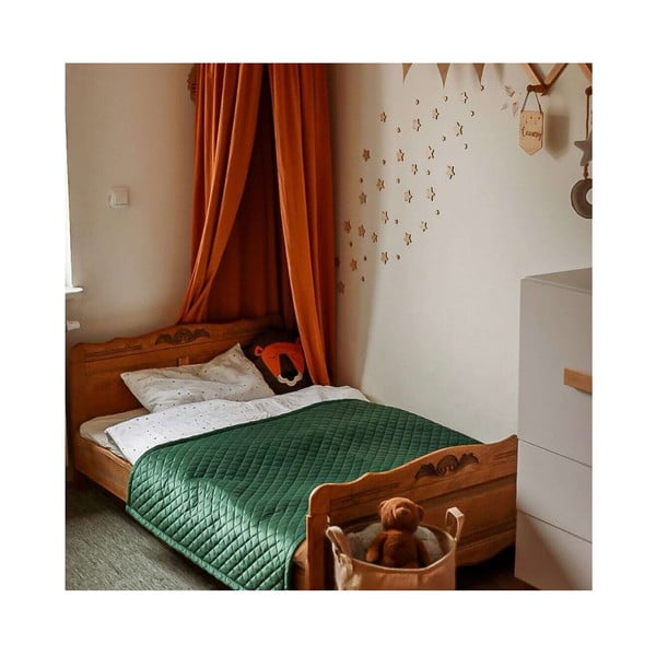 Cuvertură pentru copii matlasată 160x100 cm Posh Velvet - Yellow Tipi-image-1