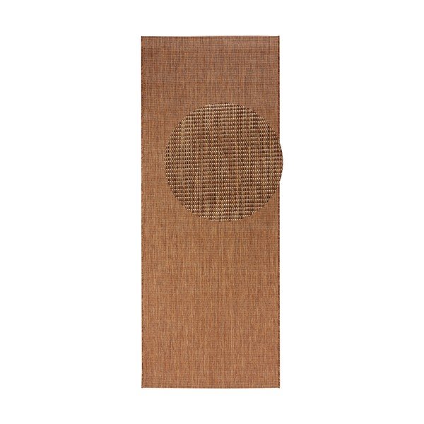 Covor adecvat interior/exterior Bougari Match, 80 x 200 cm, maro