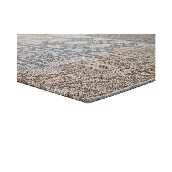 Covor pentru exterior Universal Bilma Dice, 120 x 170 cm, bej-albastru-image-1