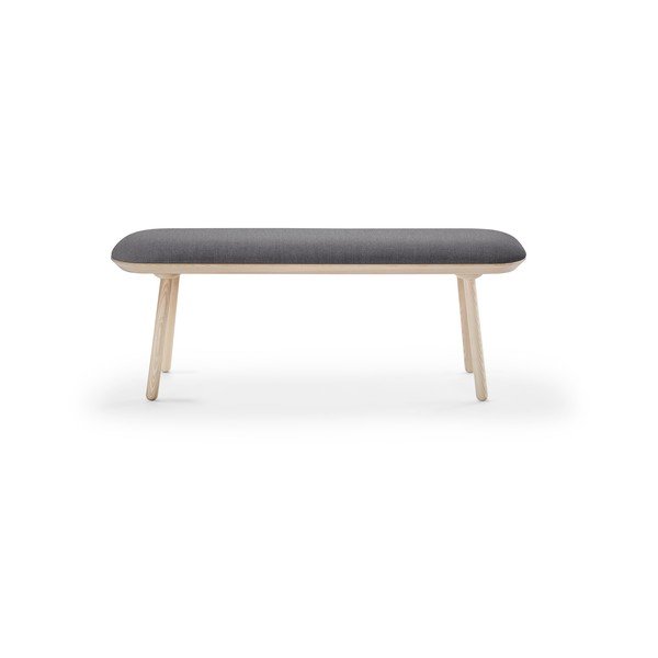 Bancă EMKO Naïve, 140 cm, gri-natural-image-2