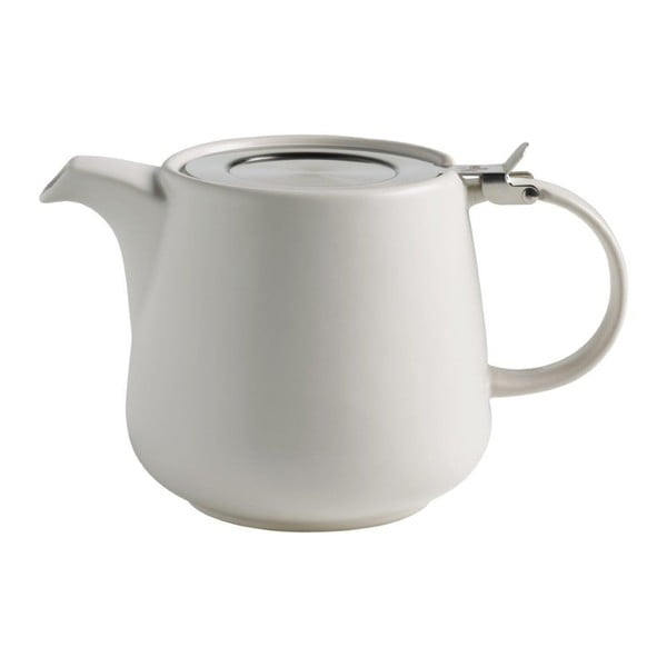 Ceainic din ceramică cu sită Maxwell & Williams Tint, 1,2 l, alb