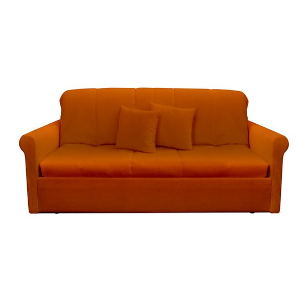 Canapea extensibilă cu 3 locuri 13Casa Greg, portocaliu