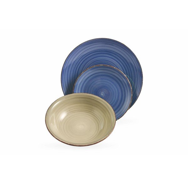 Set 18 farfurii din gresie ceramică VDE Tivoli 1996 Baita Tavola-image-4