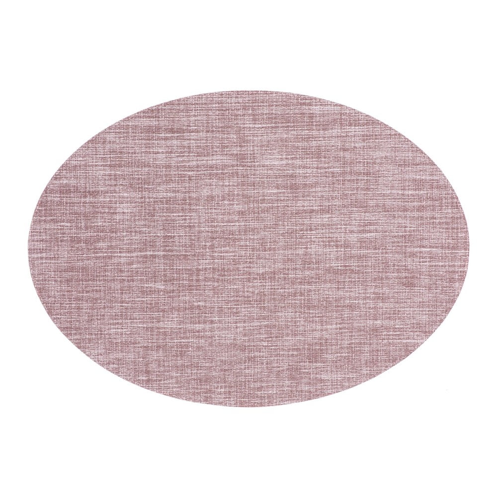 Suport pentru farfurie Tiseco Home Studio Oval, 46 x 33 cm, roz mov