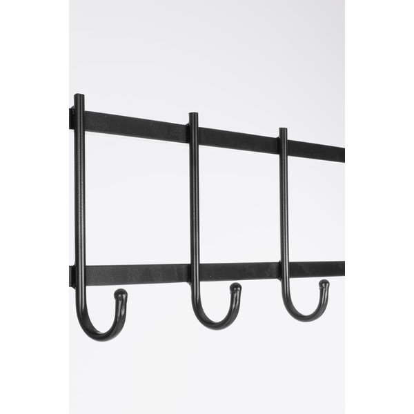 Cuier de perete negru/în culoare naturală cu raft din metal 64,5 cm Haldor – Yes Everyday-image-4