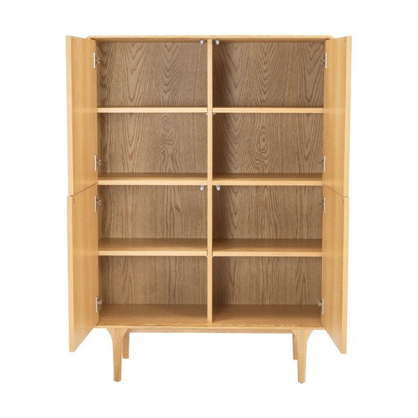 Dulap în culoare naturală cu aspect de lemn de stejar 100x140 cm Nice – Tenzo-image-2