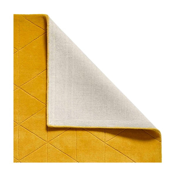 Covor din lână Think Rugs Kasbah, 120 x 170 cm, galben muștar-image-4