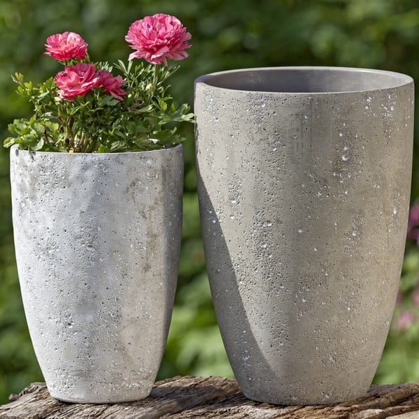 Set 2 vaze din beton Boltze Portylin