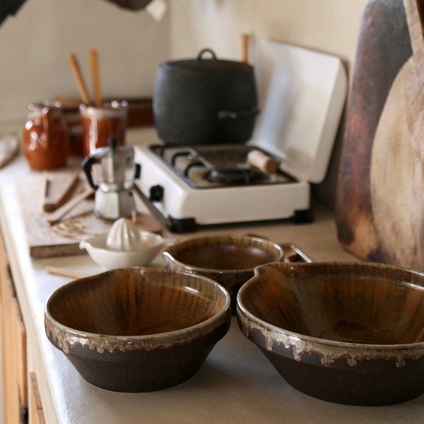 Bol maro închis din gresie Poterie – Casafina-image-3